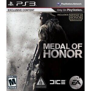 Medal of Honor Limited Edition Playstation 3 PS3 Game with Case and Manual